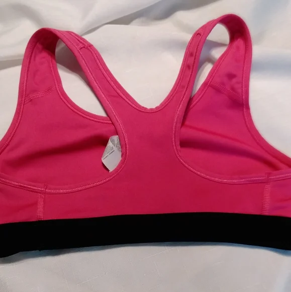 2/$15 Nike Dri Fit Sports Bra 650831-618 - Picture 3 of 4
